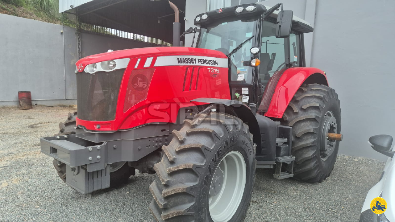 TRATOR MASSEY FERGUSON MF 7316 SIPAL Implementos - NOMA SAO JOSE DOS PINHAIS PARANÁ PR